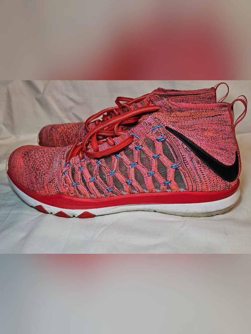 Nike Men's Train Ultrafast Flyknit Plum Sz 10.5 843694-500